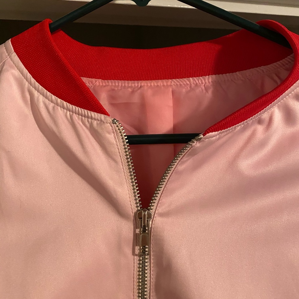 Vintage Satin Babe Bomber View 3